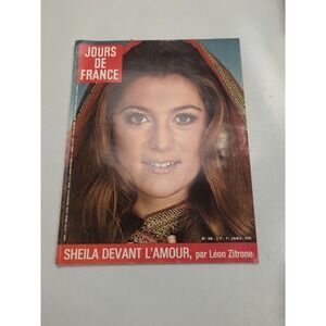 Jours De France Magazine 1970 No 786 Sheila Devant L'Amour Fashion News Daily